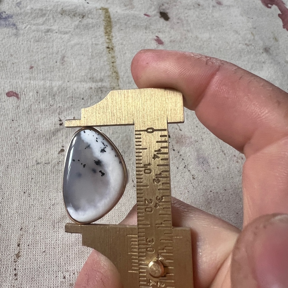 Jamie Joseph Dendritic Opal Ring – Sterling & 14k Gold